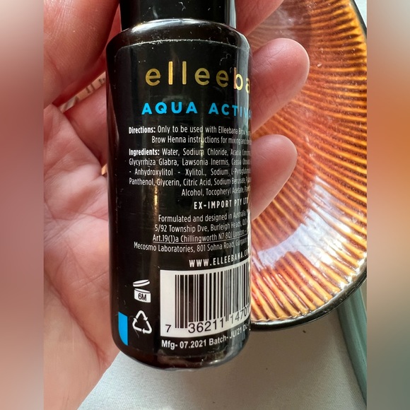 NEW Elleebana Brow Henna, Natural Brown & Aqua Activator Brow Henna PH Solution - Picture 10 of 14